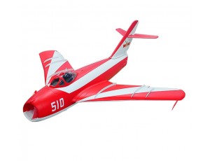 AF-Model Mig-17 Red Turbine Jet PNP Version Without Engine